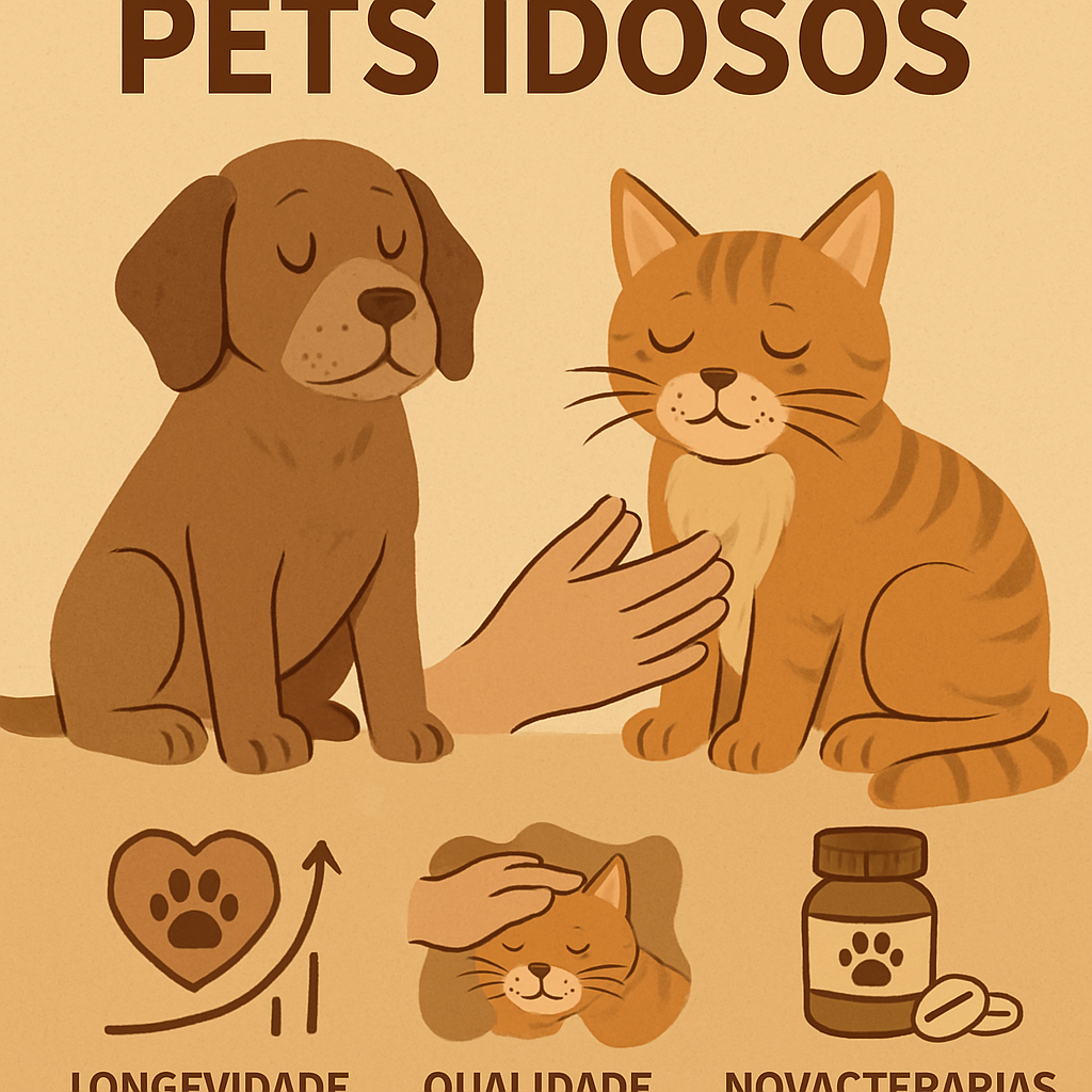 Cuidados Essenciais para Pets Idosos: Longevidade, Qualidade de Vida e Novas Terapias para Cães e Gatos Seniores